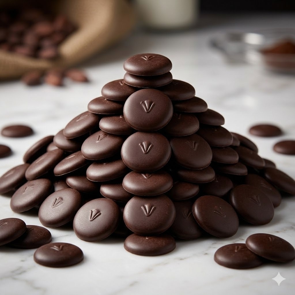 DARK CHOCOLATE COINS 53.9%