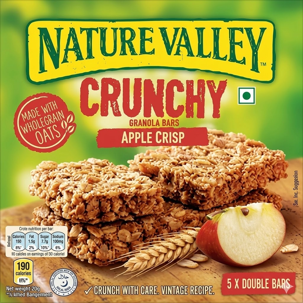 APPLE CRISPS CRUNCHY BAR (5's)