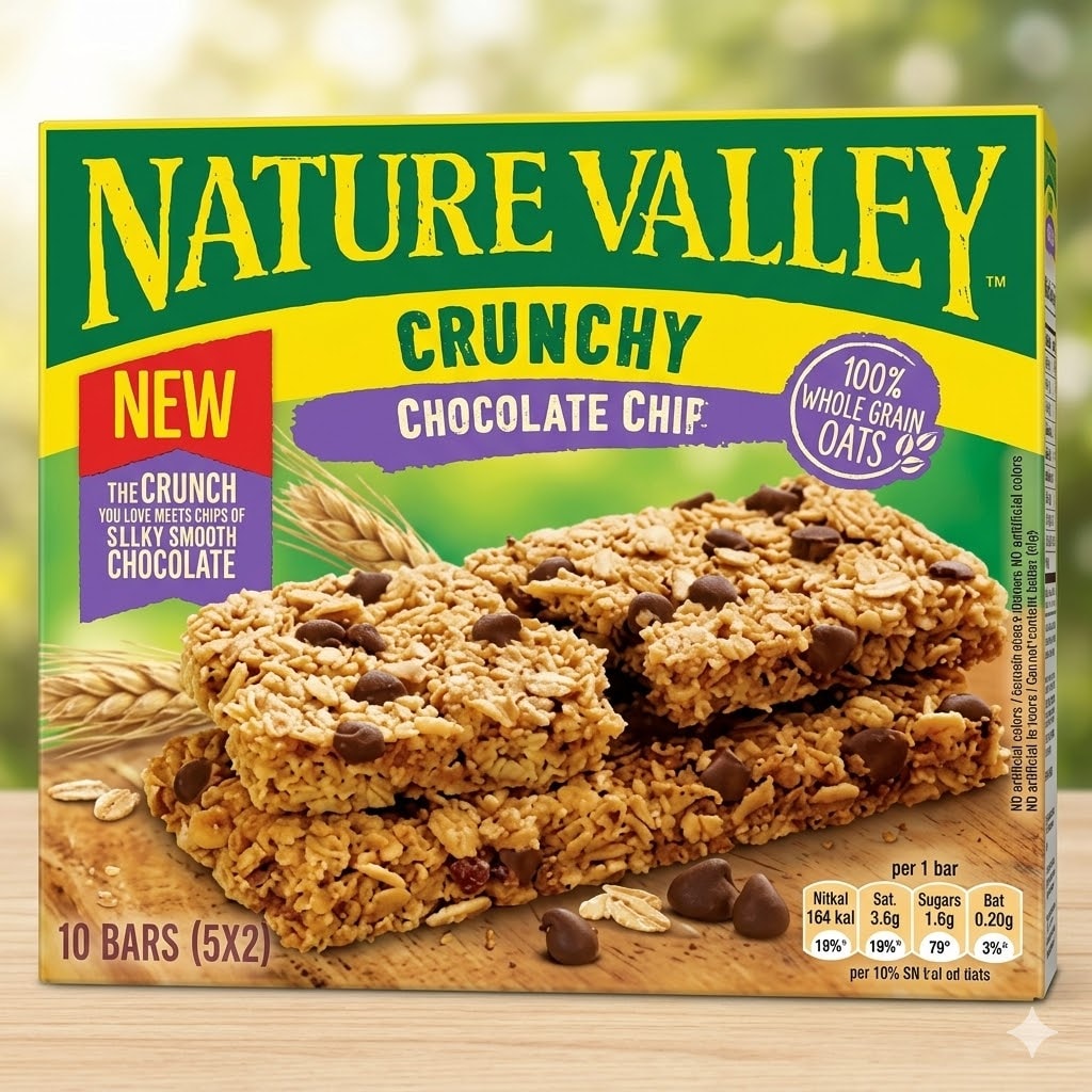 OATS CHOCOLATE CHIPS CRUNCHY BAR (5's)