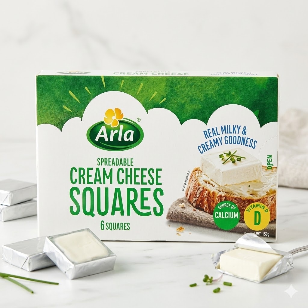 CREAM CHEESE SQUARES 108G