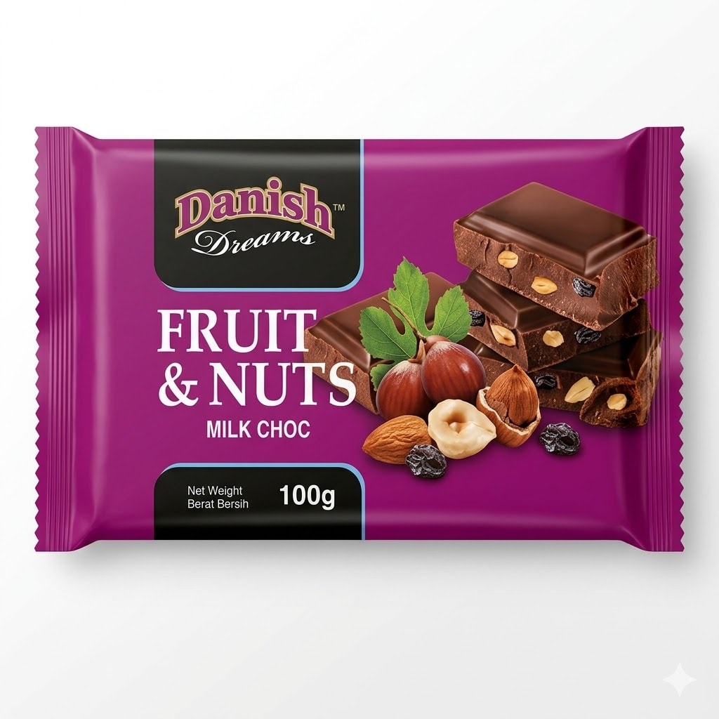 FRUIT & NUTS MILK CHOCOLATE