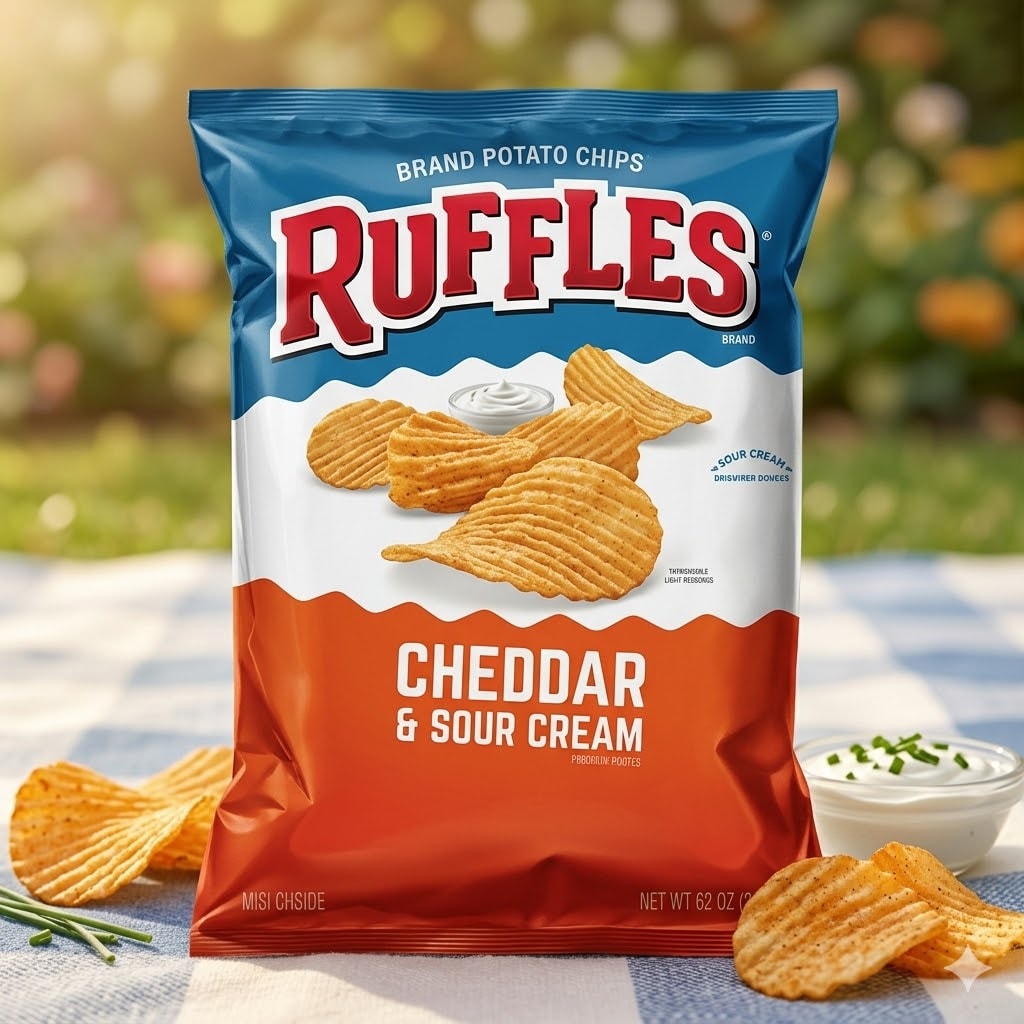 RUFFLES CHEDDAR & SOUR CREAM